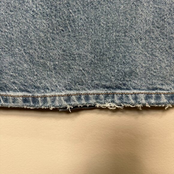 American Eagle 90's Bootcut Jeans Size 10 Short Split Hem Stretch - Picture 8 of 14